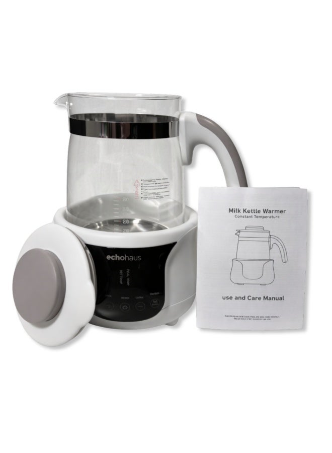 echohaus Smart Electric Kettle for Baby Milk Regulator with Temperature Control & Keep Warm, Adjustable Heat Level,Real-Time Temperature Display,Ideal for Baby Milk, Food,Tea & Coffee,Easy to Use & Clean,Instant Water & Bottle Warmer - Image 2